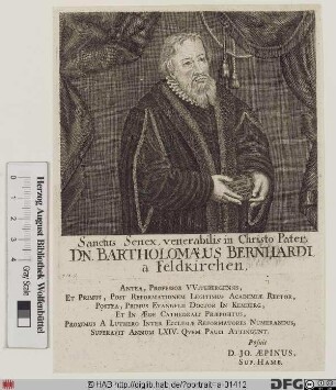 Bildnis des Bartholomaeus Bernhardi