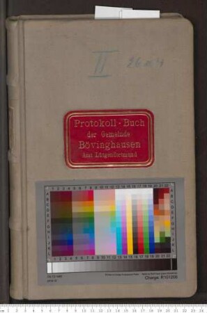 Protokollbuch der Gemeinde Bövinghausen