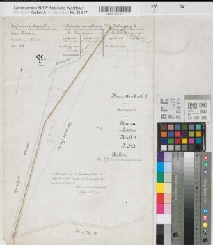 Stenern (Bocholt), Teilung des Stenernschen Venns, Bl. 2 Brouillonkarte Flur Y