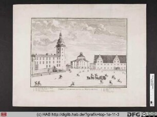 Prospect des Schloss-Platzes zu Wolfenbüttel.