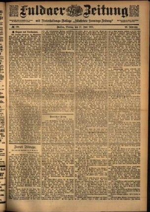 Ausgabe vom Montag, den 17. Juni 1901.