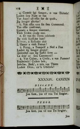 XXXXIV. Canzun D' Angraziament