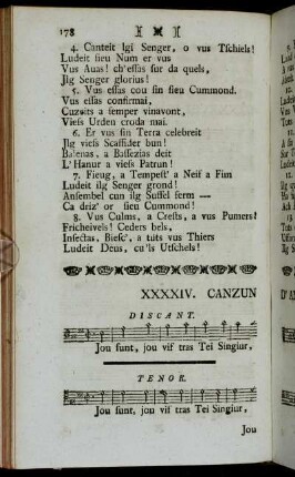 XXXXIV. Canzun D' Angraziament