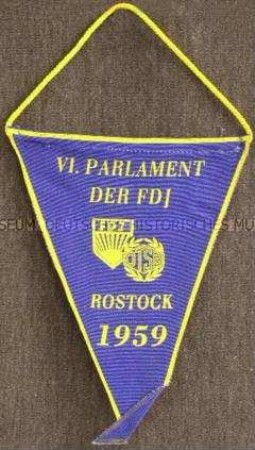 Ereigniswimpel VI. Parlament der FDJ