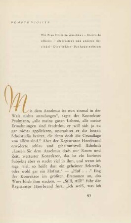 Fünfte Vigilie Die Frau Hofrätin Anselmus …
