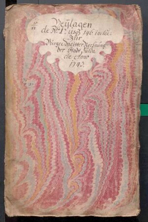 IX A 1 - Alte Stadtrechnungen (1743)