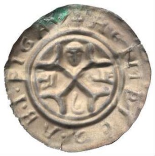 Fundmünze, Brakteat, 1224 - 1226