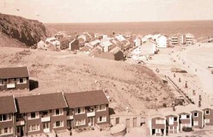 Helgoland: Blick vom Hügel auf Unterstadt