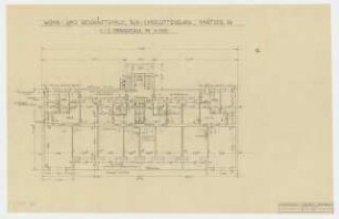 Wohn- und Geschäftshaus Kantstraße 56, Berlin-Charlottenburg: Grundriss Erdgeschoss 1:100
