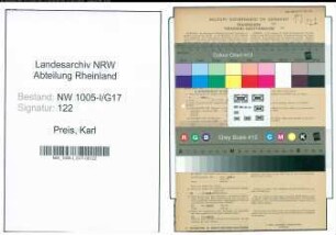 Entnazifizierung Karl Preis , geb. 16.05.1909 (Bueroangestellter)