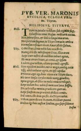 Pub. Ver. Maronis Bucolica.