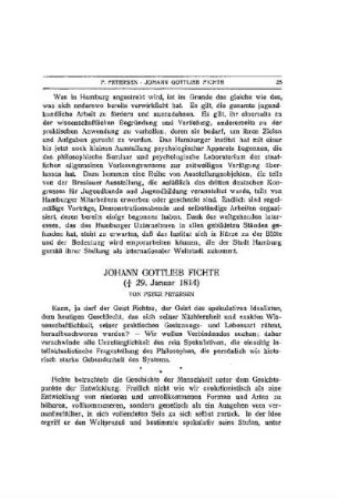 Johann Gottlieb Fichte