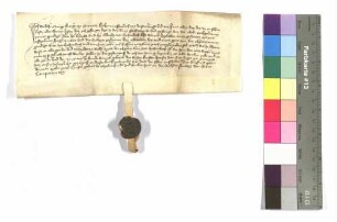 Walter Munge, Bürger zu Öhringen, Gefängnis; Siegel: Hans von Orn.