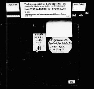 Kriegsstammrolle des 4. Feldrekrutendepots (-kompanie)