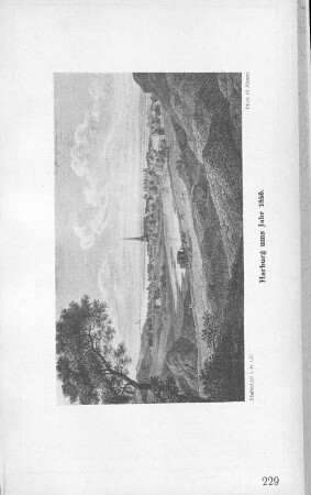 Harburg ums Jahr 1850.