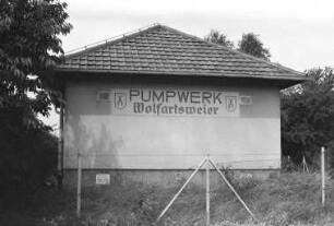 Abriss des alten Pumpwerks Wolfartsweier