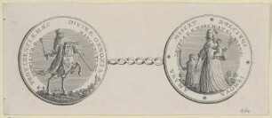 Bildnisse des Frid. Wilh., Kurfürst von Brandenburg, seiner Frau Luise Henriette von Oranien und seinem Sohn Friedrich