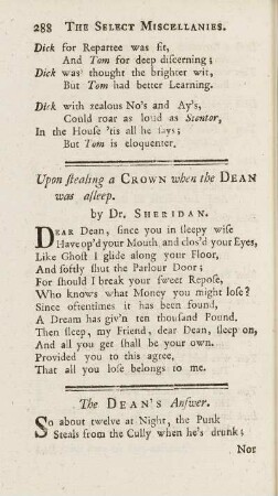 The Dean's Answer