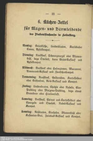 6. Küchen-Zettel