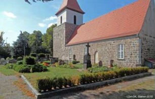 Evangelischer Dorfkirchhof Blankenburg mit Einfriedung; Berlin, Pankow