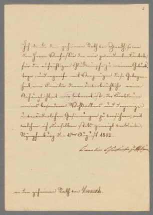Karoline von Bayern (1776-1841) Autographen: Briefe von Karoline, Königin von Bayern an veschiedene Adressaten - BSB Autogr. Karoline 