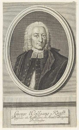 Bildnis des Georg Wolfgang Krafft