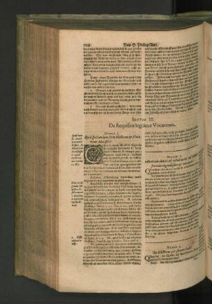 SECTIO III. De Requisitis legitimae Vocationis. NUMBER. I.Quid spectandum sit in Electione et Vocatione Ministri?