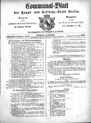 1875,17: No. 17, 25. April 1875