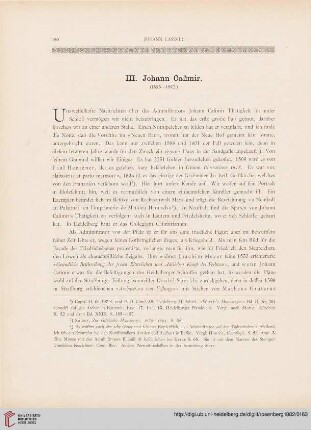 III: Johann Casimir. (1583-1592.)