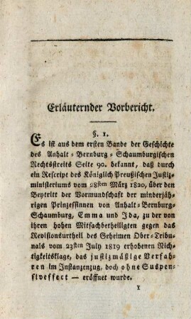 Erlaeuternder Vorbericht