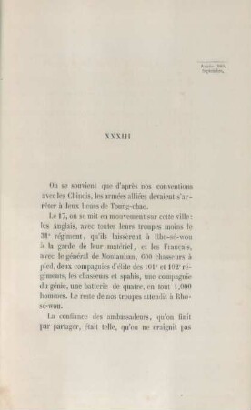 XXXIII (Année 1860. Septembre)