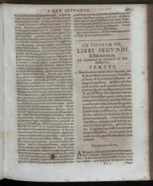 Ad Titulum XIX. - Ad Titulum XX.
