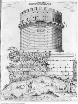 Speculum Romanae Magnificentiae, Rom, Via Appia, Grabmal der Cecilia Metella