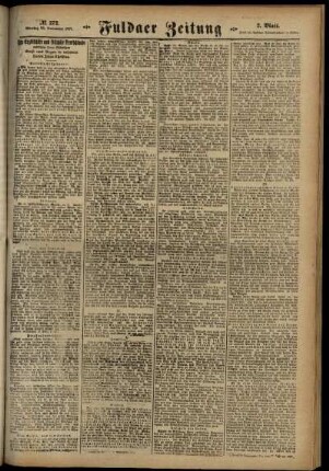 Zweite Ausgabe vom Montag, den 26. November 1917.