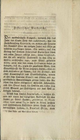 Historischer Vorbericht.