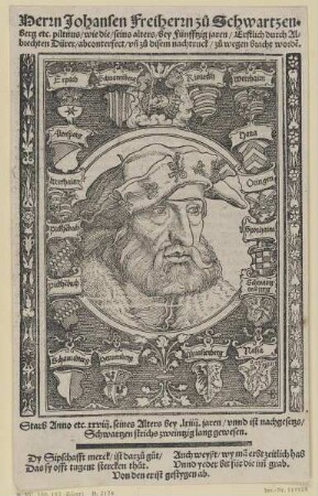 Bildnis des Johansen Freiherrn zu Schwartzenberg