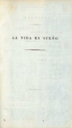 La vida es sueno