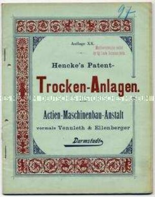Hencke's Patent-Trocken-Anlagen.