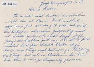 Postkarte für die Familie Stolz (01.11.1960)