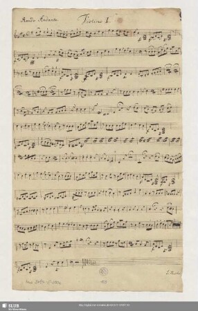 Violino I [Rondo Andante]