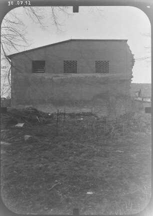 Kreischa-Zscheckwitz. Nebengebäude. Seitenfront