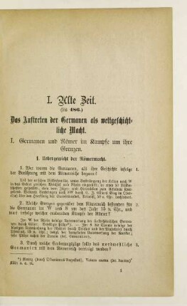 I. Alte Zeit (bis 486)