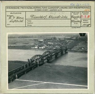 Düsseldorf, Neuss, Hammer Eisenbahnbrücke