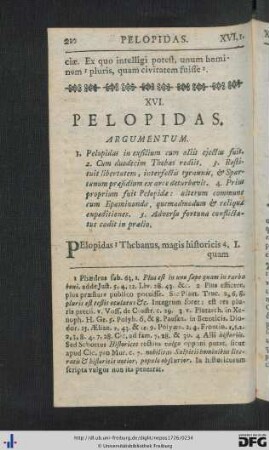 XVI. Pelopidas - XX. Timoleon.