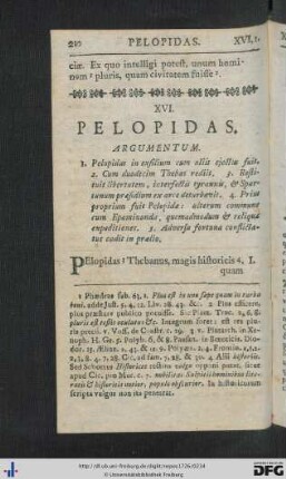 XVI. Pelopidas - XX. Timoleon.