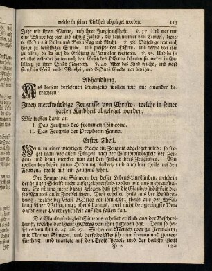 115-123, Abhandlung; Gebet