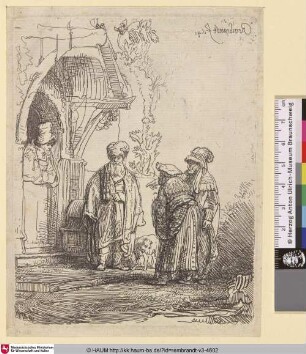 [Drei Orientalen (Jakob und Laban?); Three Oriental Figures (Jacob und Laban?); Trois figures Orientales]