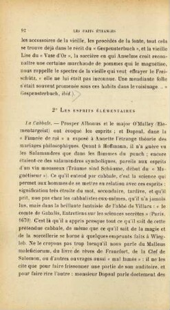 2° Les esprits élémentaires