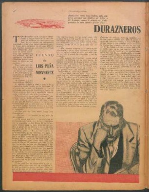 Durazneros floridos : Cuento de Luis Peña Montarcé