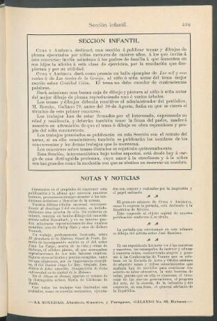 Notas y noticias.